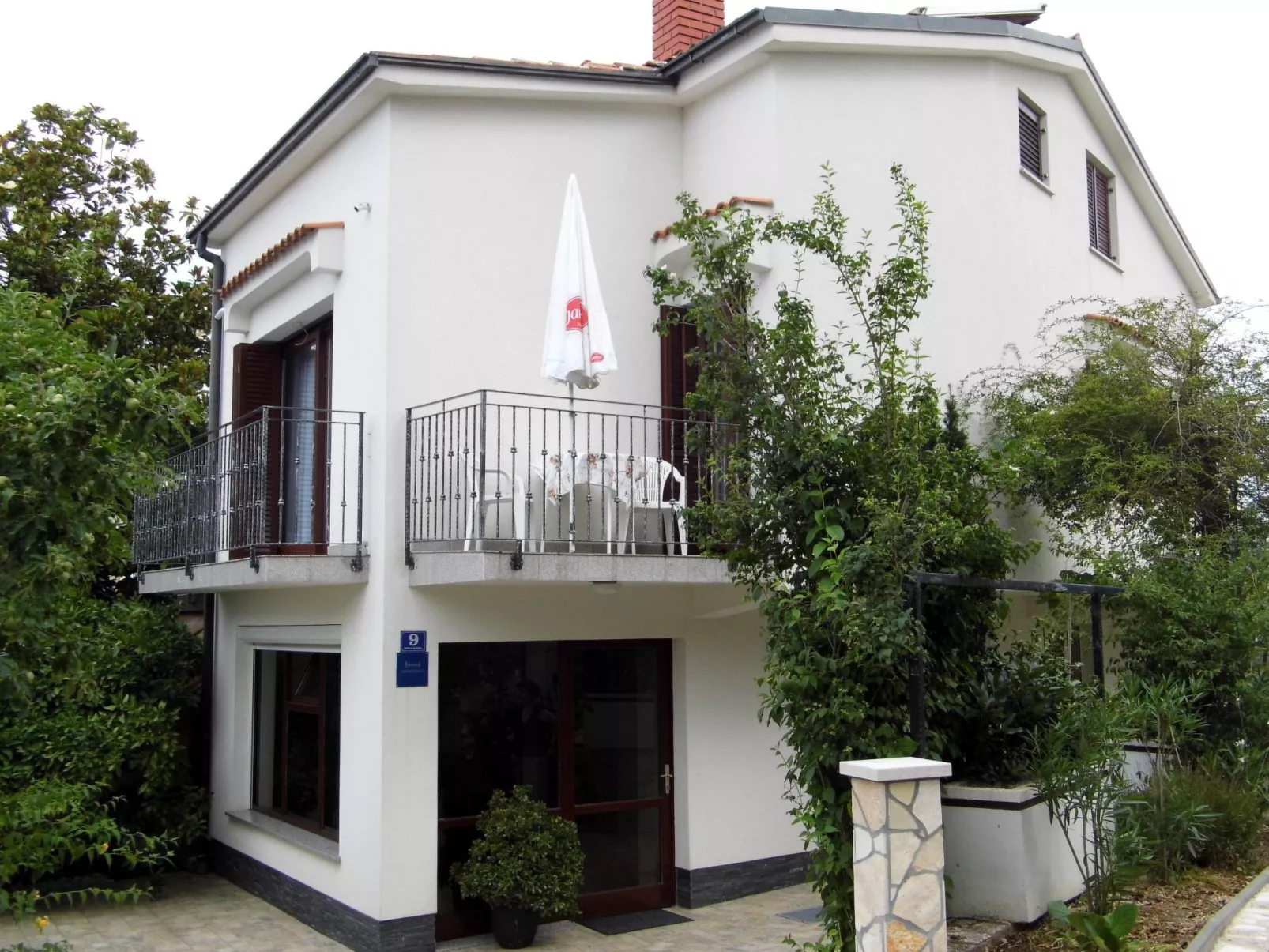 Wohnung "Morizin Novi" mit Dachterrasse-Buiten