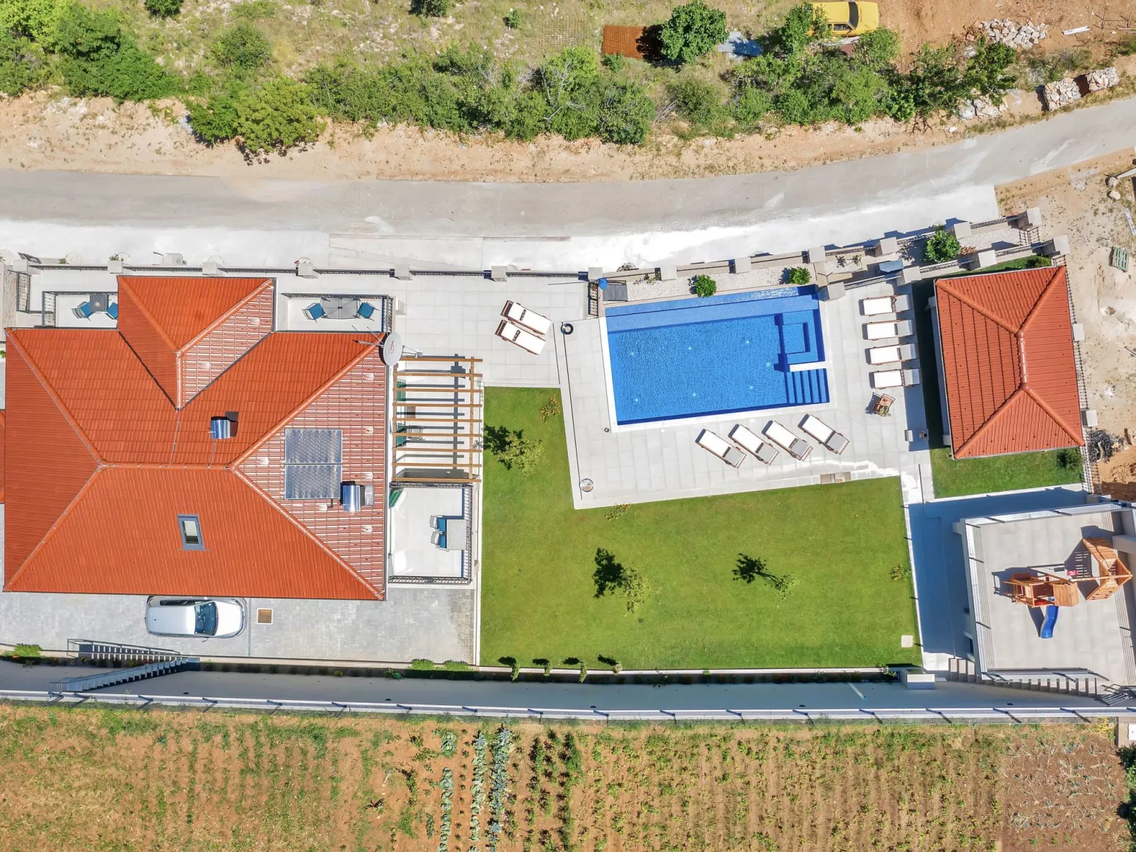 Villa mit Panorama-Binnen