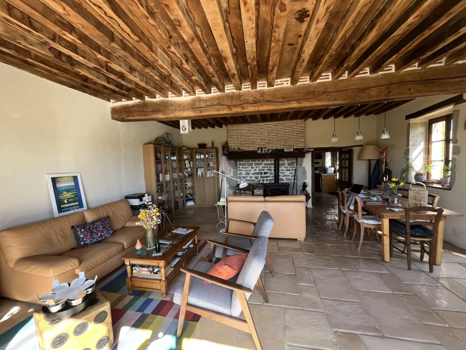 Landhaus mit eingezäuntem Garten