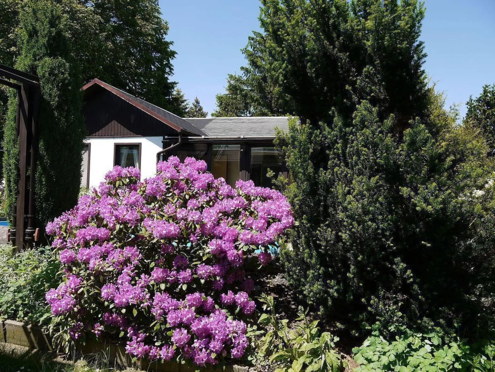 In Maxen mit Privatem Pool-Buiten