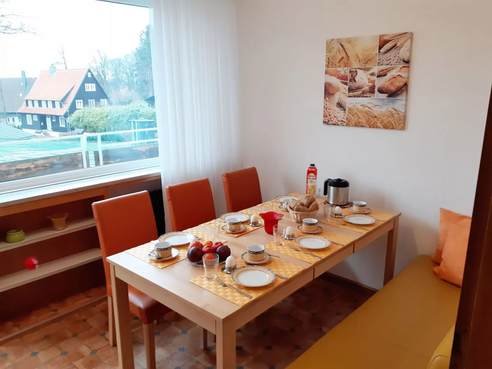Premium-Ferienwohnung mit Bergblick im Haus Hopfe-Binnen