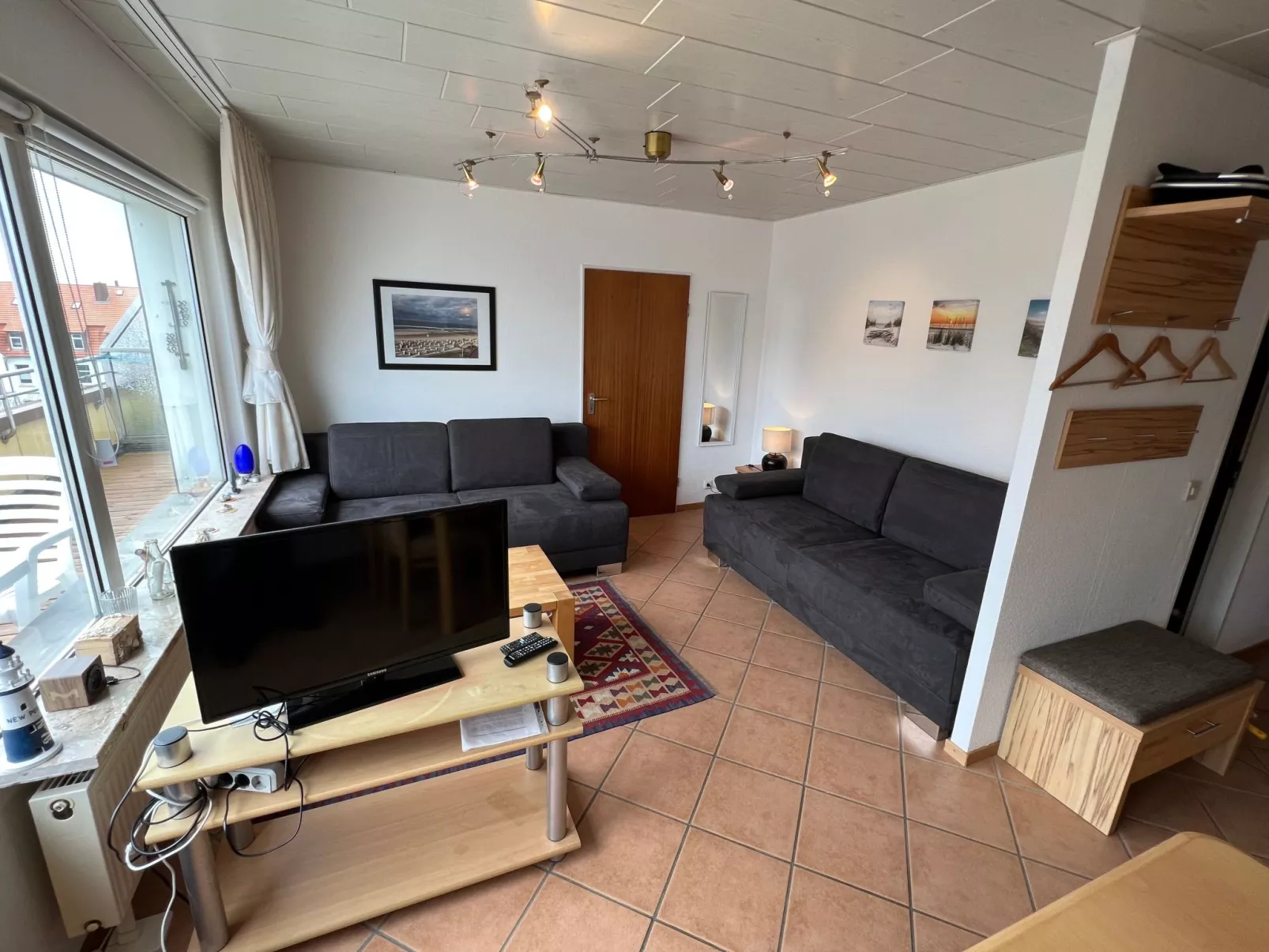 Penthouse mit Meerblick direkt am Strand-Binnen