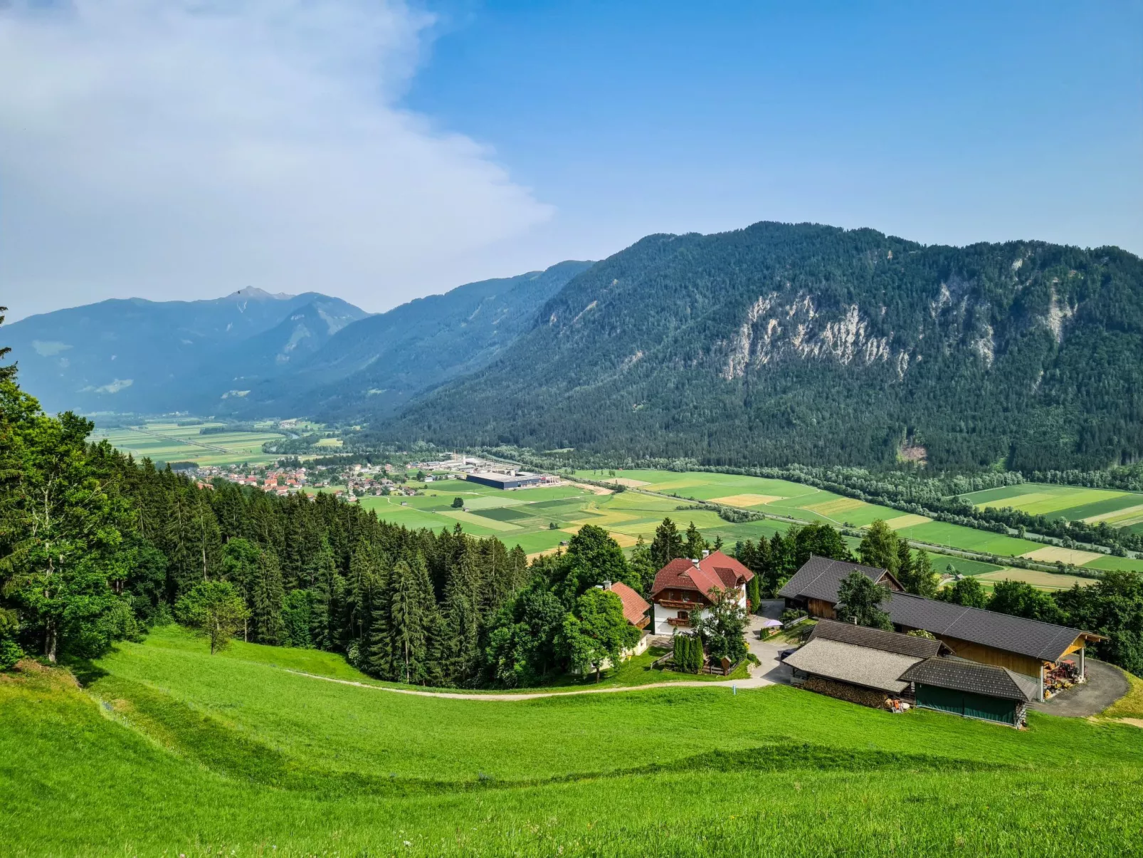 Waldblick in Steinfeld-Buiten