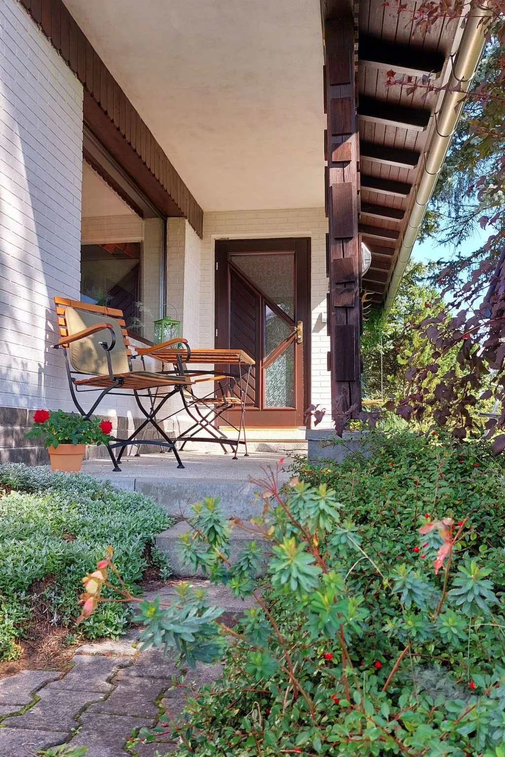 Am Wald gelegenes Ferienhaus "Wolf" mit Kamin-Buiten