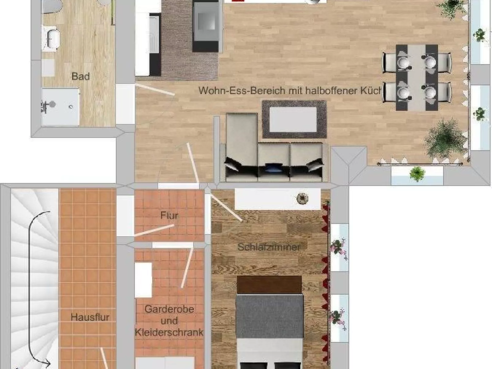 Fewo Waldblick EG-Binnen