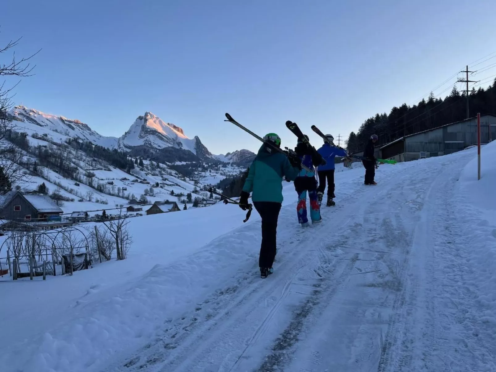Terrasse & Pistenähe