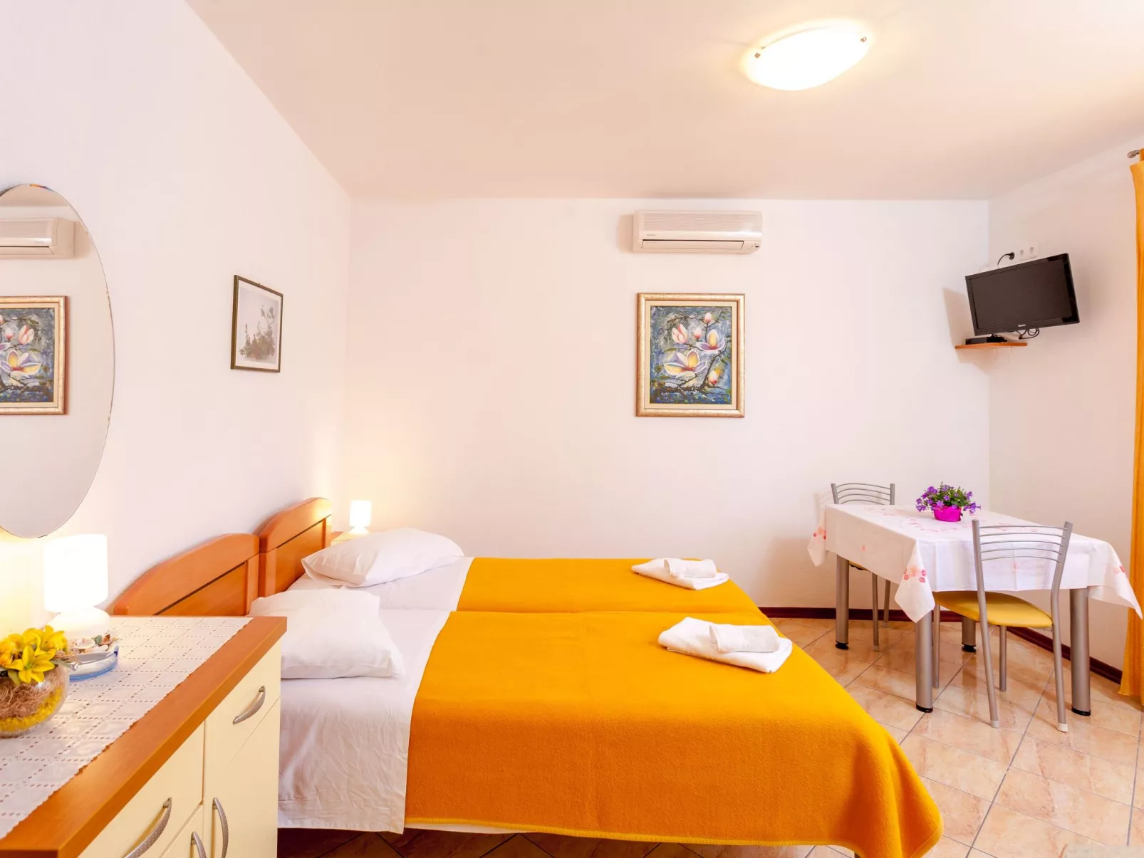 Studio im Erdgeschoss für zwei Personen mit einer Terrasse