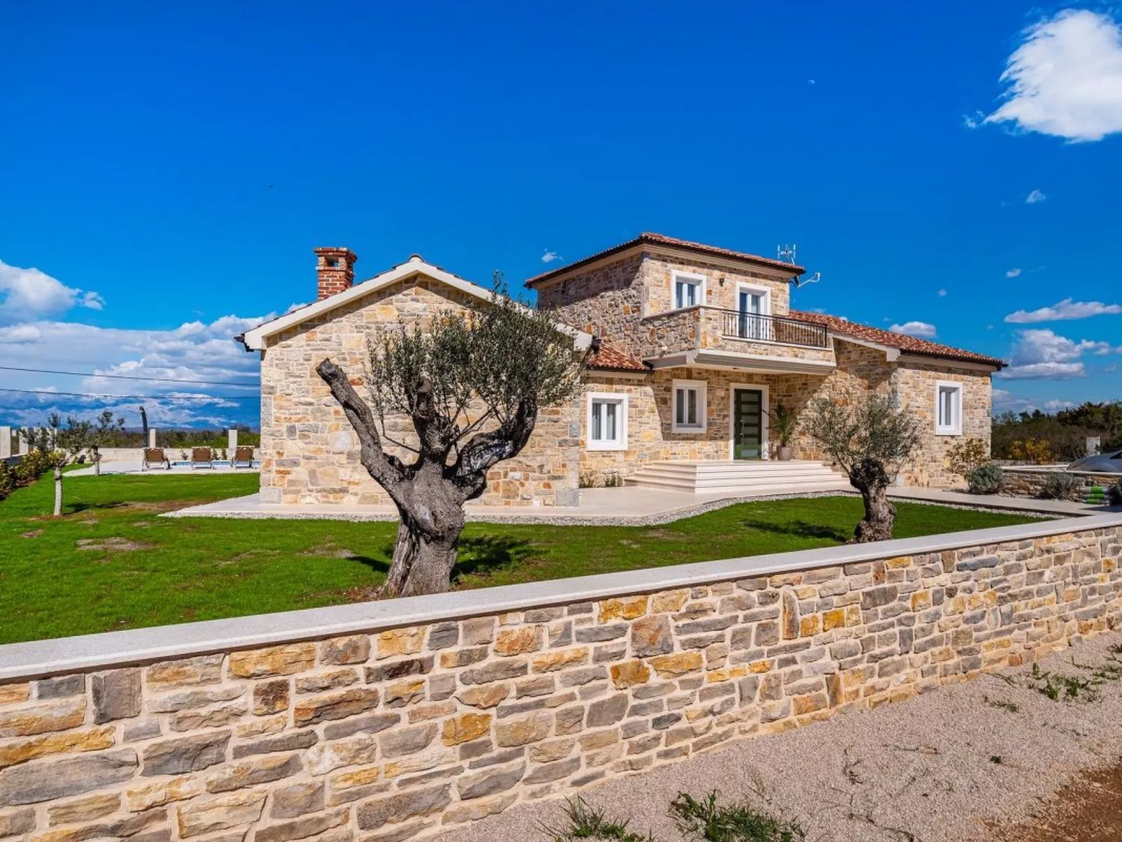 Dalmatinische Villa "Bocagnazzo" mit Pool-Buiten