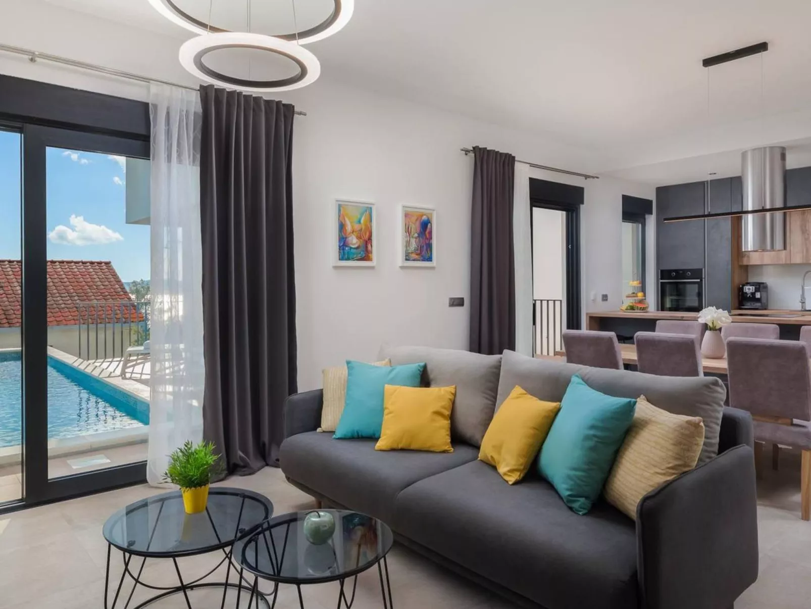 Moderne Ferienvilla Prima Vista-Binnen