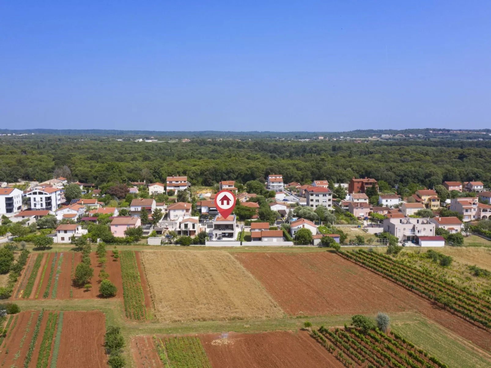 Villa del Sol bei Fažana mit privatem Pool-Buiten