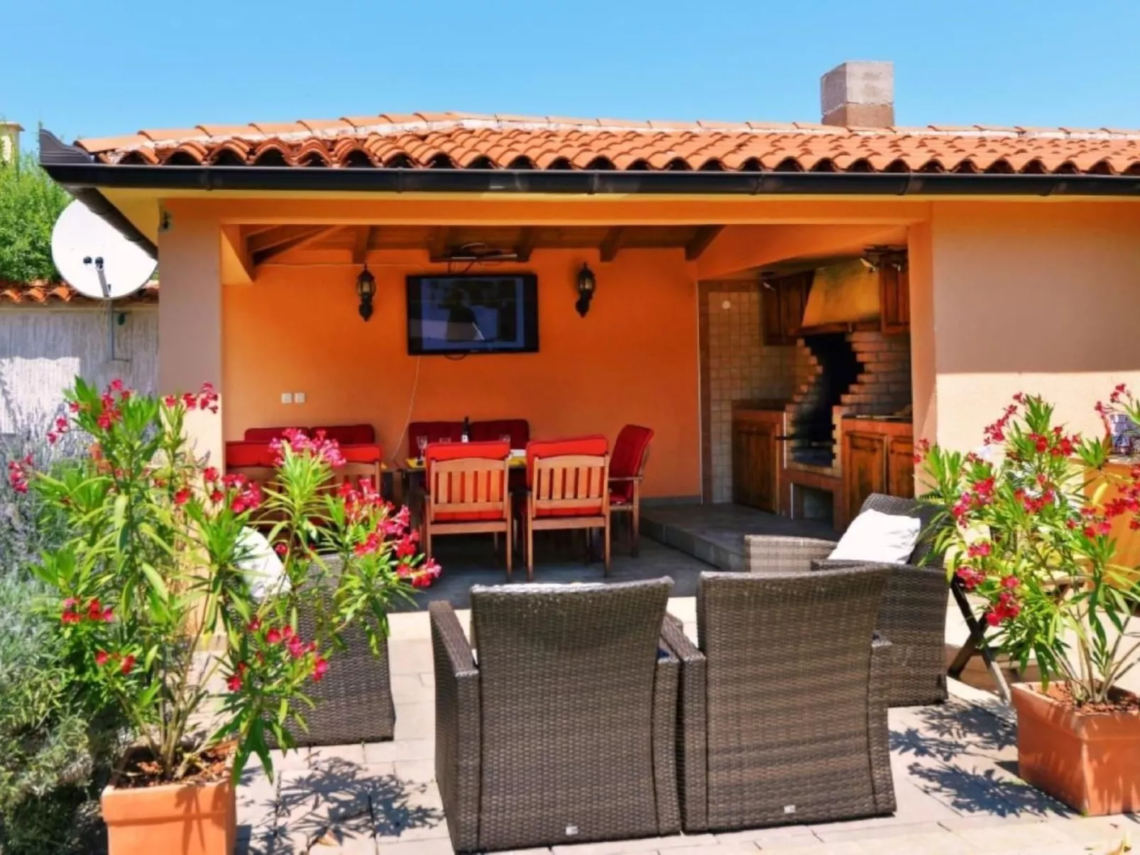 Villa Steffani in Kapelica, Istrien mit Pool-Buiten