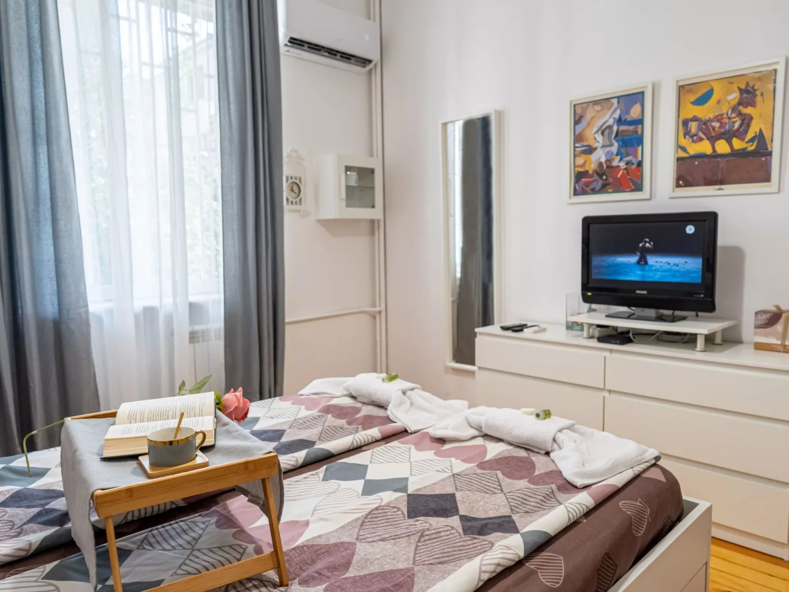 Komfort-Suite im Zentrum von Sofia, zwei Schlafzimmer, acc - Binnen