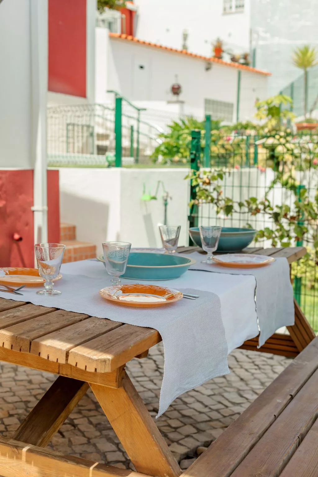 Nette Wohnung mit Kleinem gemeinsamem Pool - Buiten