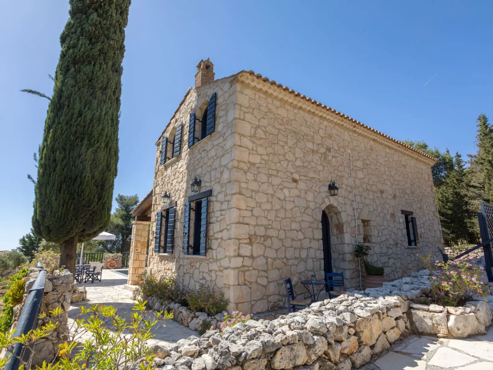 Villa Nefeli mit privatem Pool-Buiten