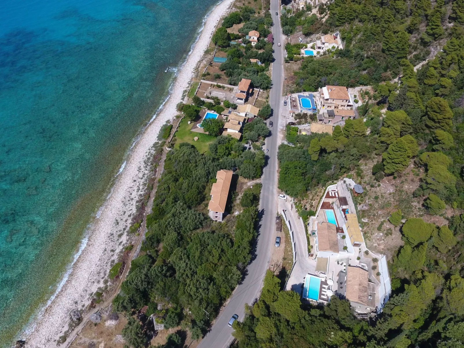 Villa mit eigenem Garten und in der Nähe von Agios Nikitas-Buiten