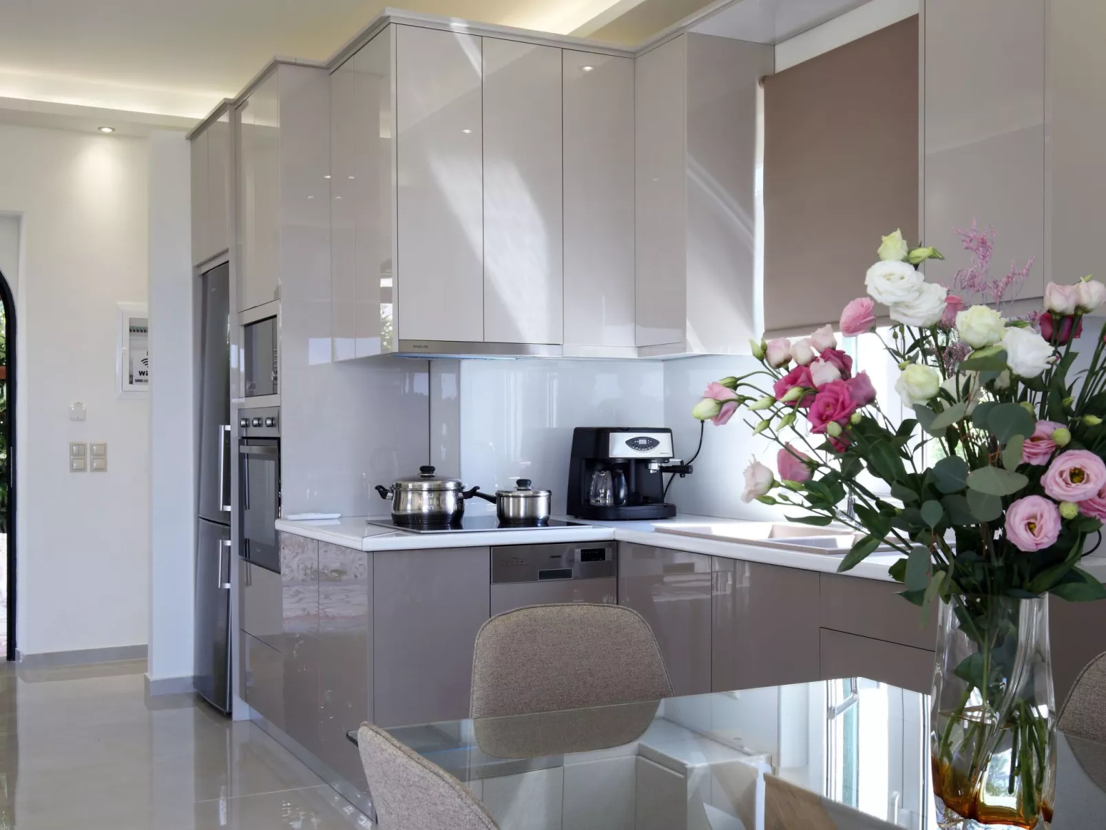 Luxusvillen Thanasis in der Nähe von Kathisma-Binnen