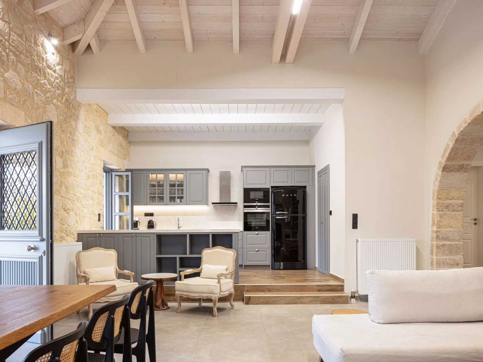 Artemis Apollonas Villa - Luxuriöse Flucht mit Pool-Binnen