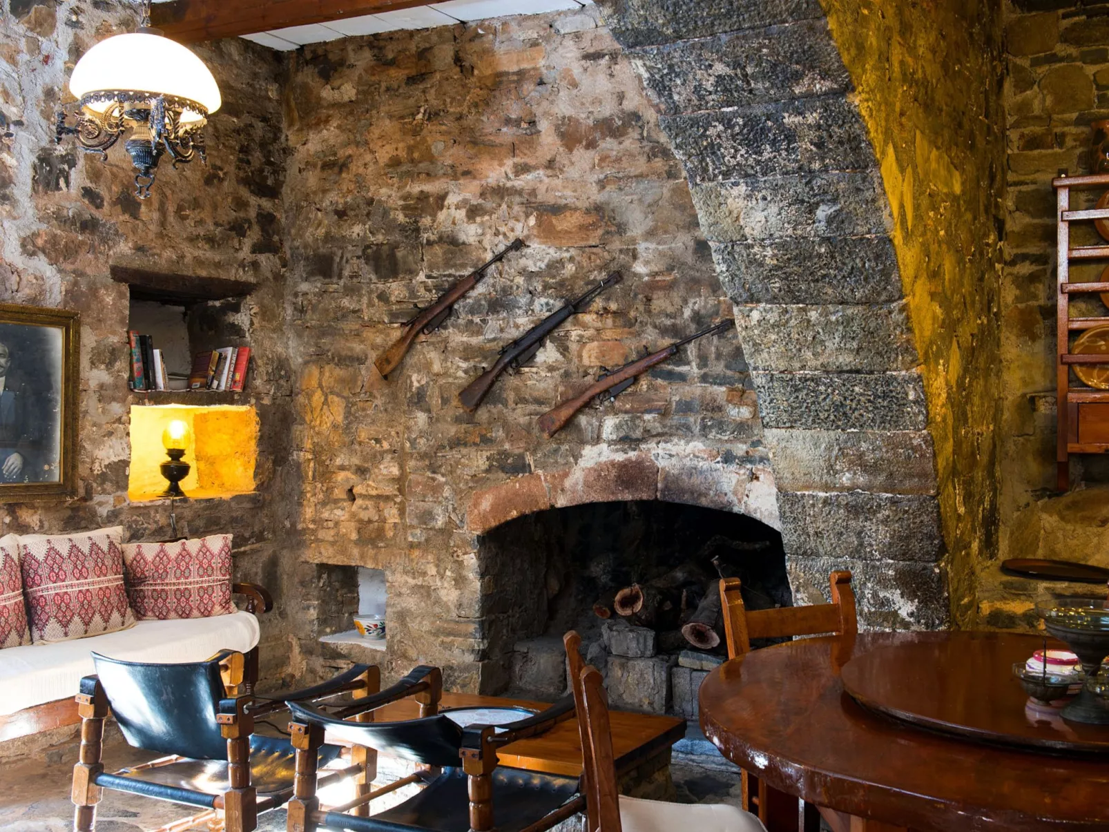 Authentisches Kreta Elounda Haus mit Meerblick Margarita-Binnen