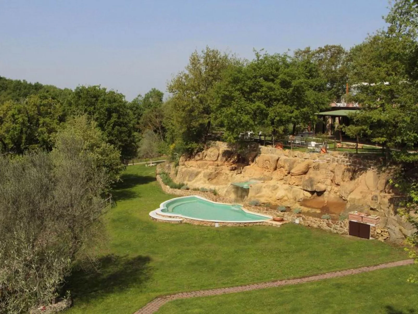 Unterkunft in Residenz mit Spa, Schwimmbad, Wi-Fi-Buiten