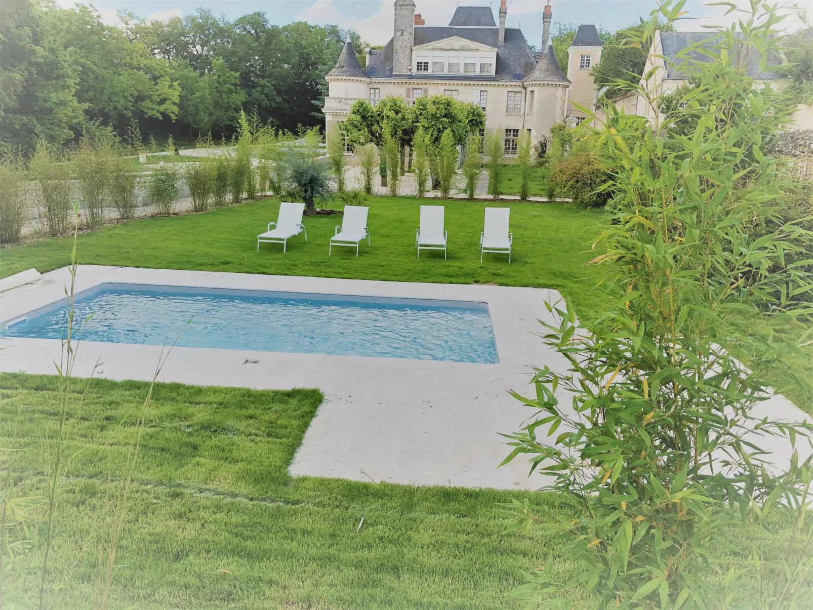 Cottage Garten 70m2 mit Pool in Azay le rideau-Buiten