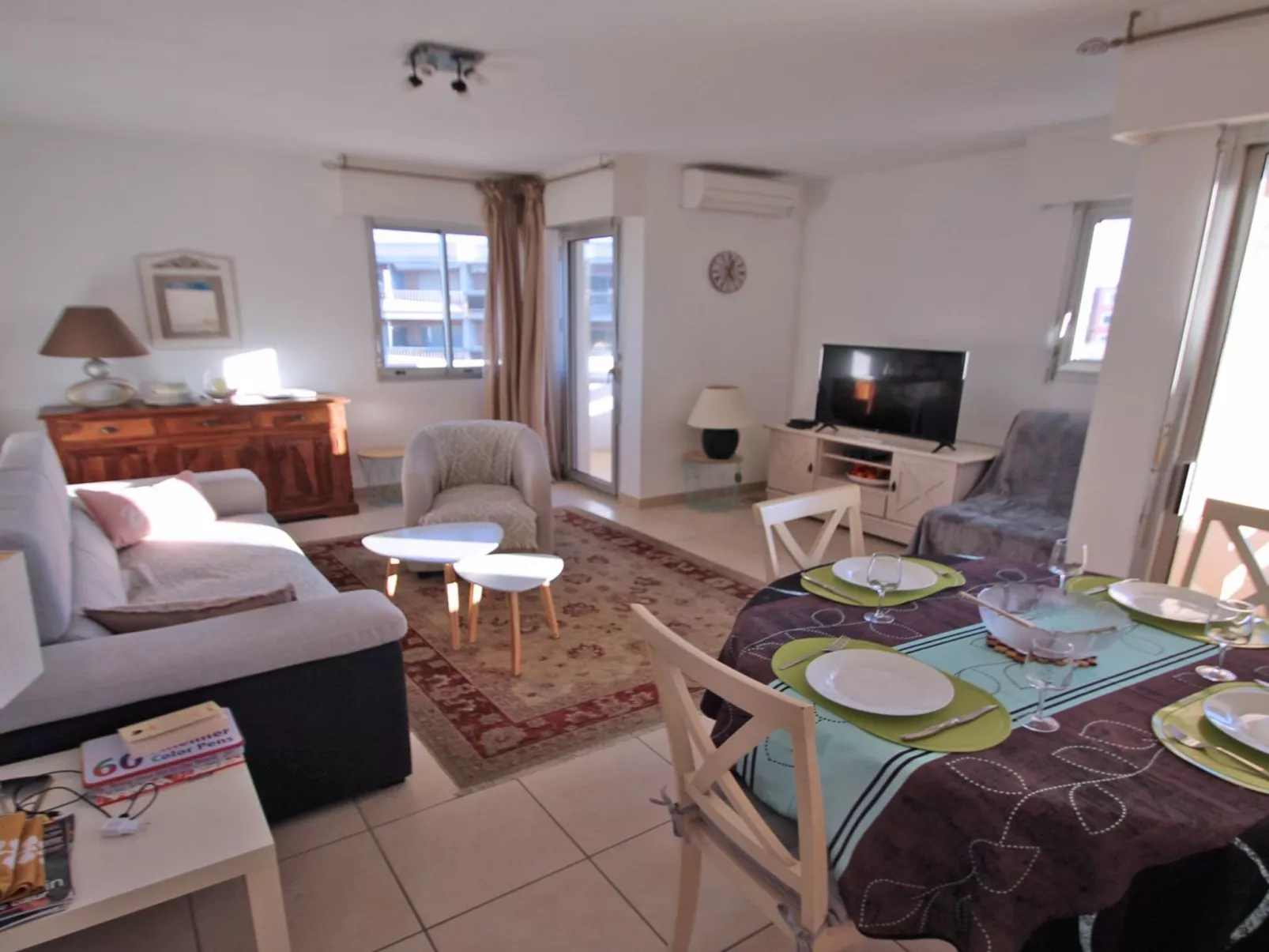 Wohnung für 5 Pers. mit Klimaanlage im Zentrum von Ste Maxime