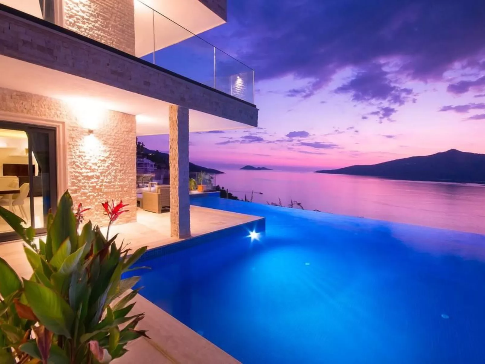 Stilvolle, luxuriöse Villa Pelin in Kalkan-Buiten
