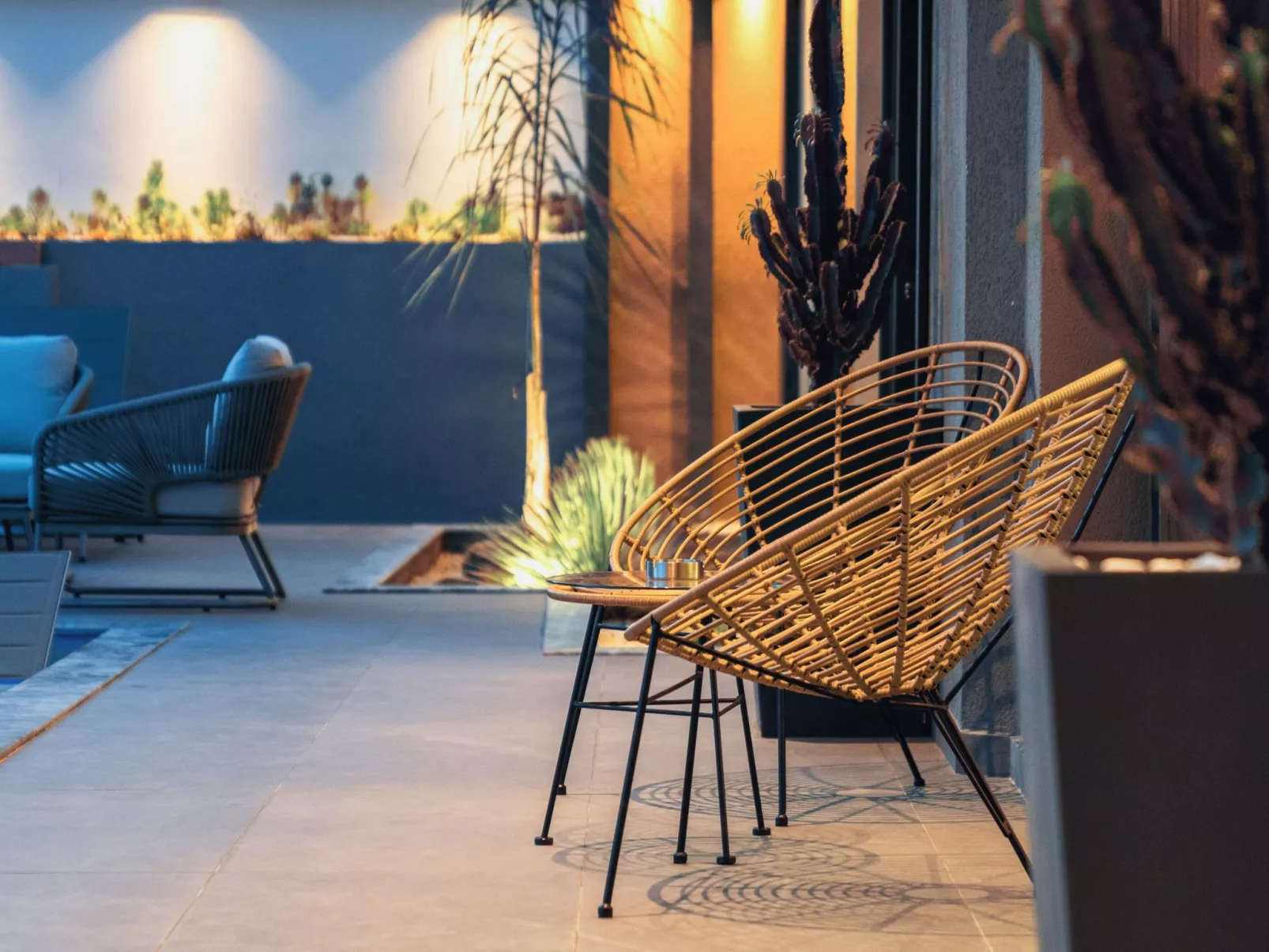 Designervilla mit Sauna Hamam Meerblick-Buiten