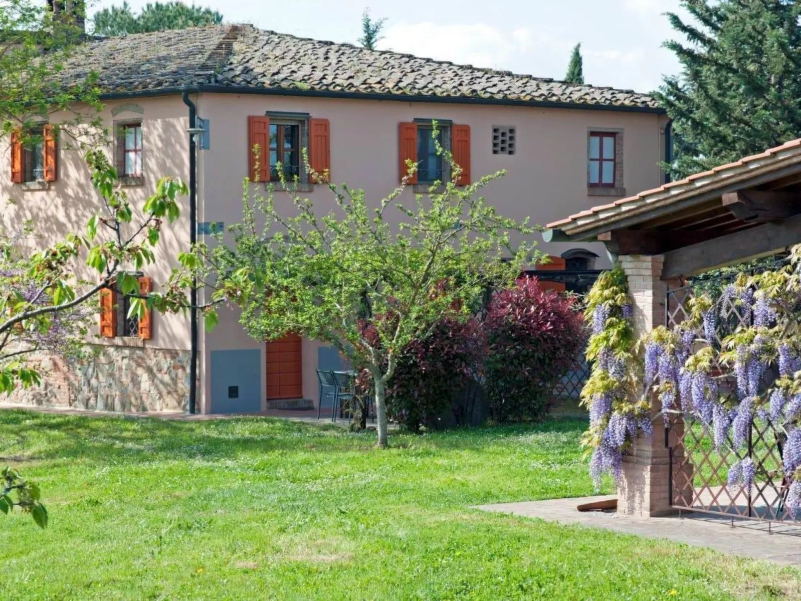 Rosa Canale' Wohnung mit Gemeinschaftspool-Buiten