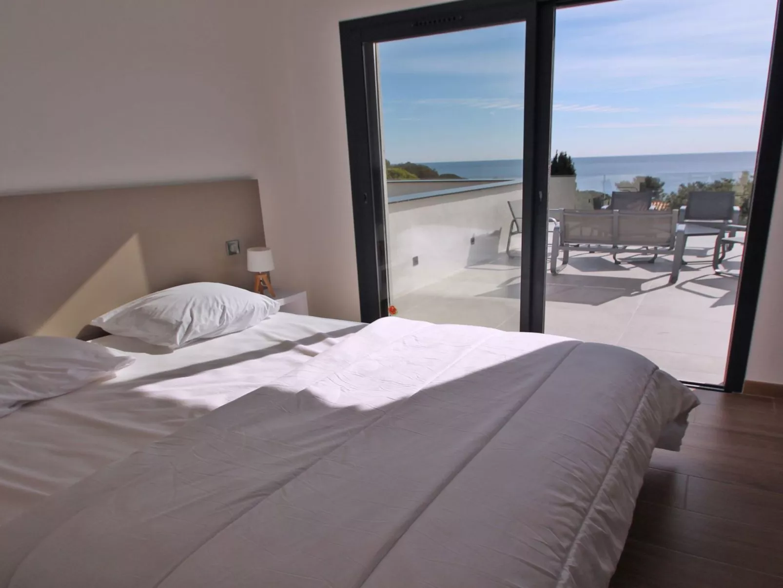 Villa 10 pers - Privates Schwimmbad - Meerblick - Wifi-Binnen