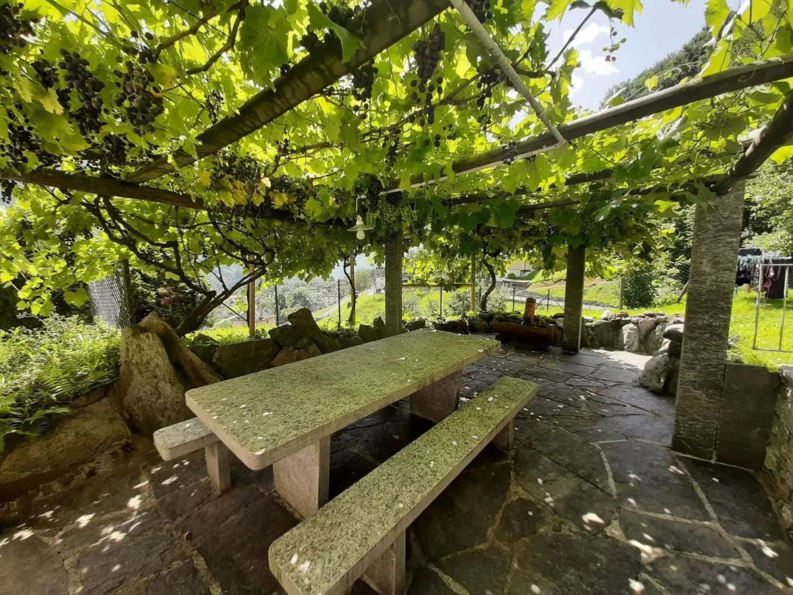 'Cà da Rör' mit Bergblick - Buiten