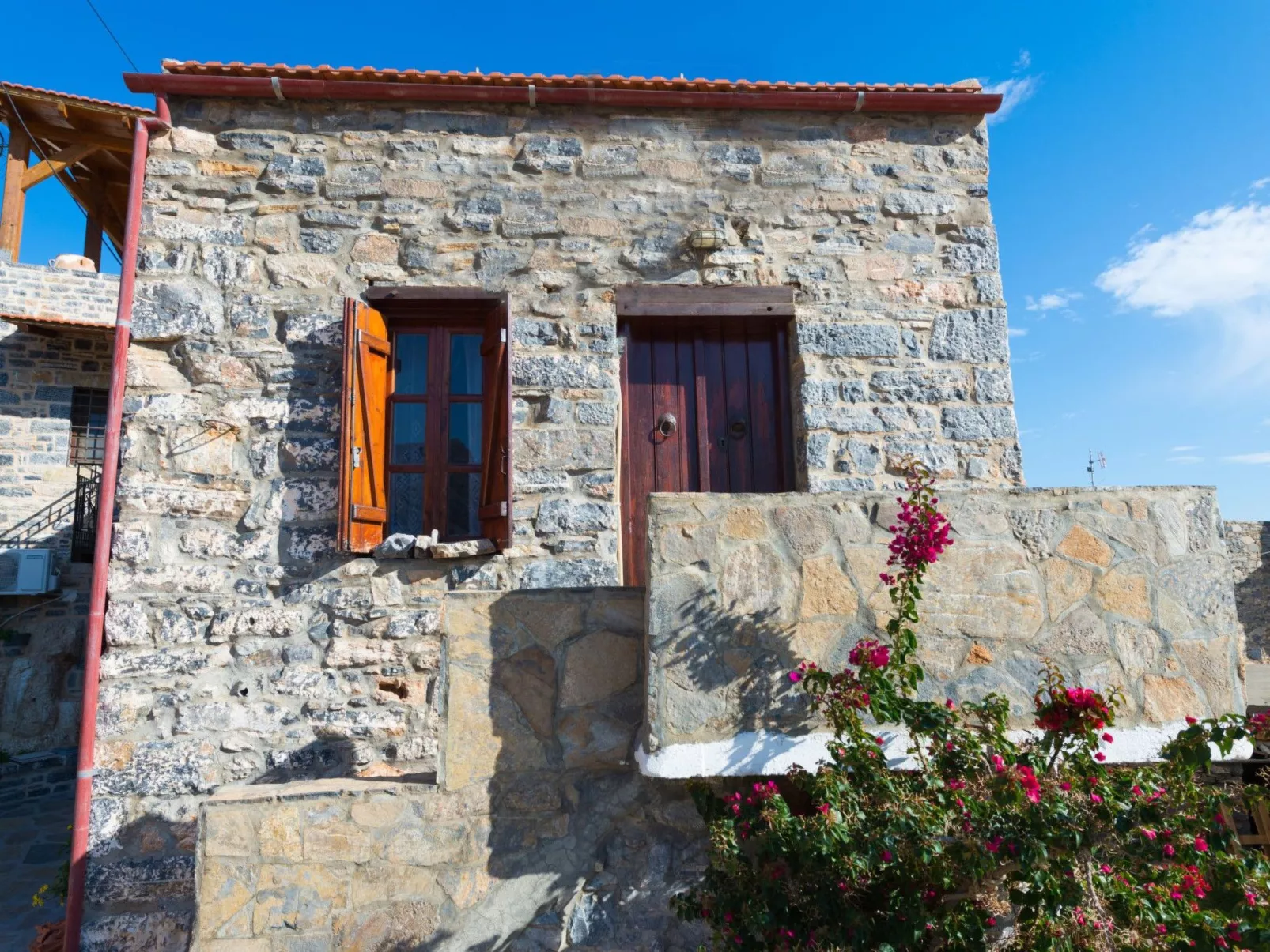 Leonidas Traditionelles kretisches Haus mit Meerblick-Buiten