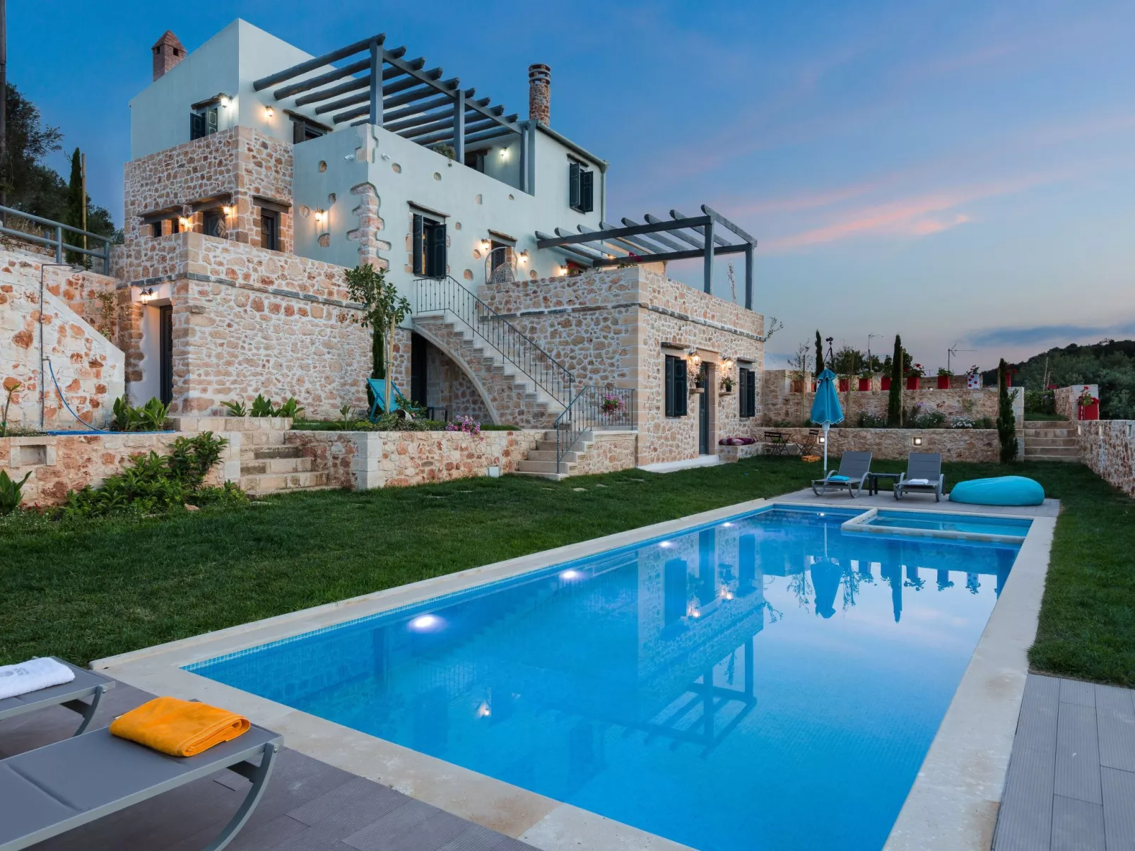 In Achlades mit Privatem Pool