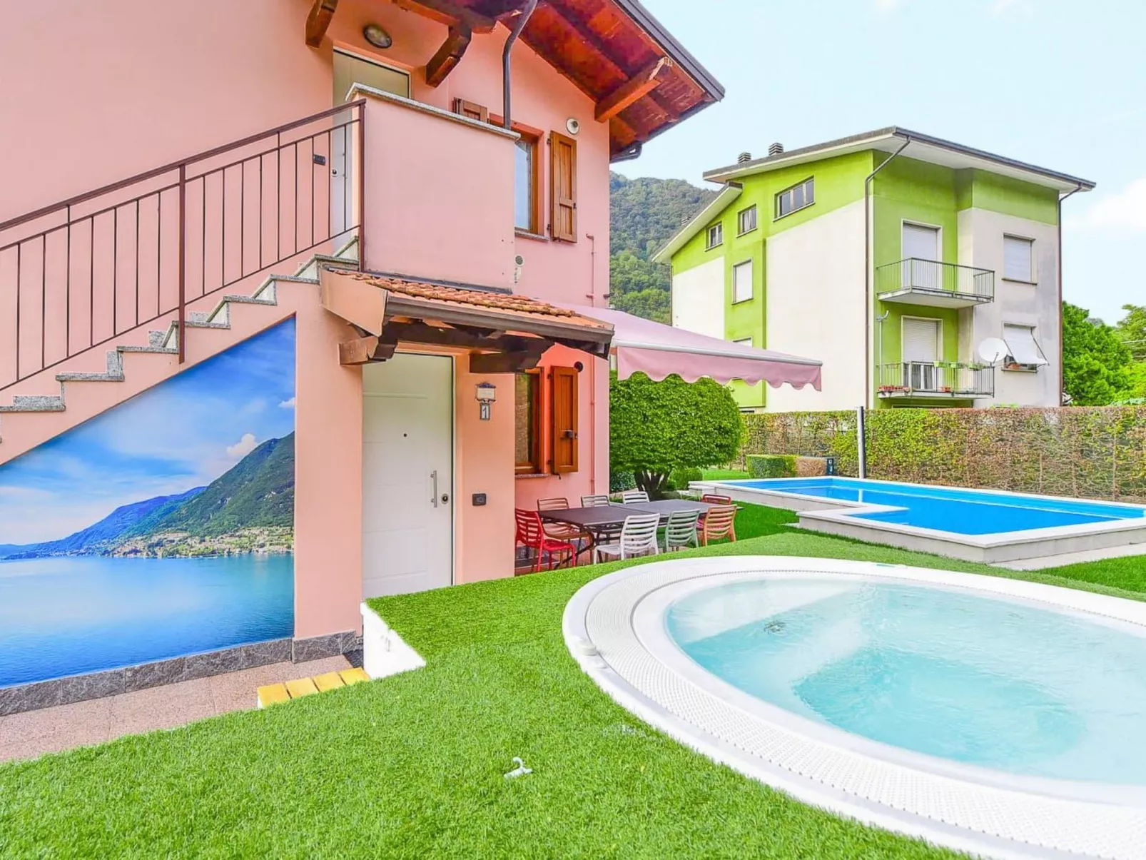 Jane e Jolie Haus privates Schwimmbad und Jacuzzi-Buiten