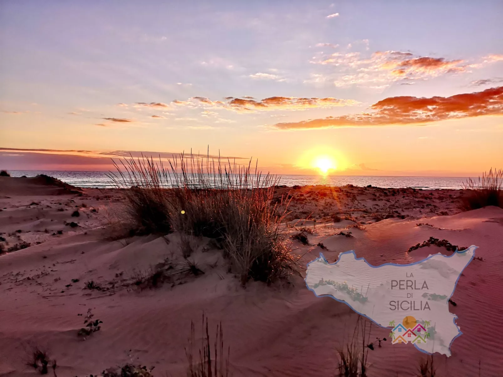 Schöner zentraler Bungalow direkt am Sandstrand auf Sizilien-Buiten