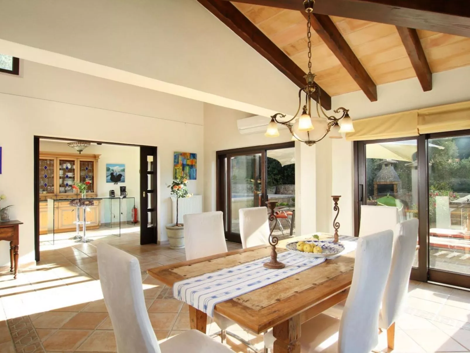 Villa Llop. Wunderschöne moderne Villa mit Sauna-Binnen