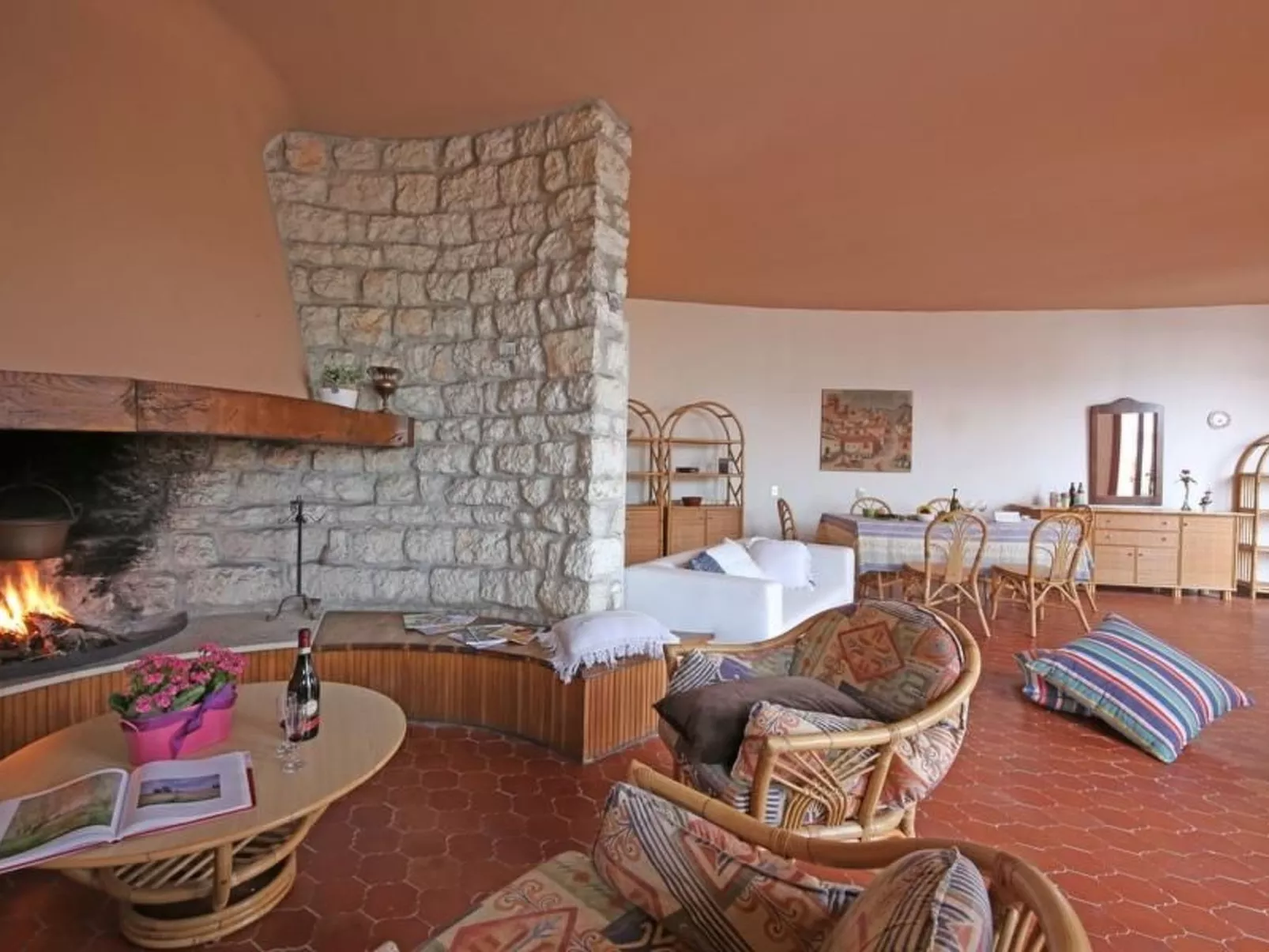 Appartement in Villaggio Sanghen mit Garten, Terrasse und gemeinsamem Pool-Binnen