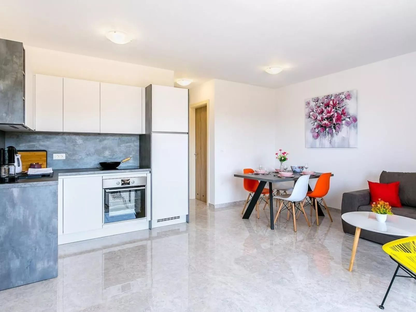 Wohnung "Nevia 6" mit Blick auf das Wasser