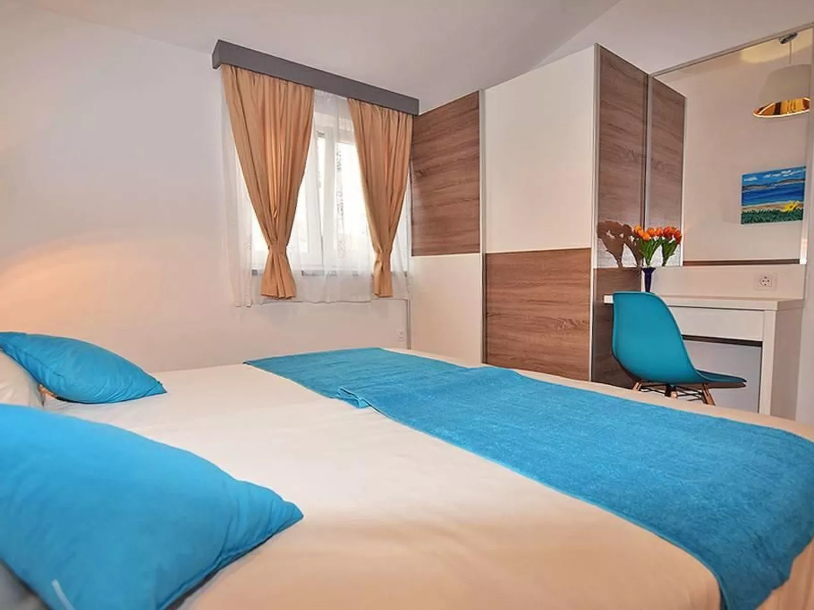 Modernes und komfortables Wohndesign-Binnen