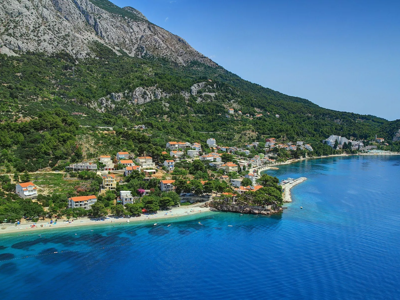 Komfortables Studio-Apartment mit Meerblick-Buiten