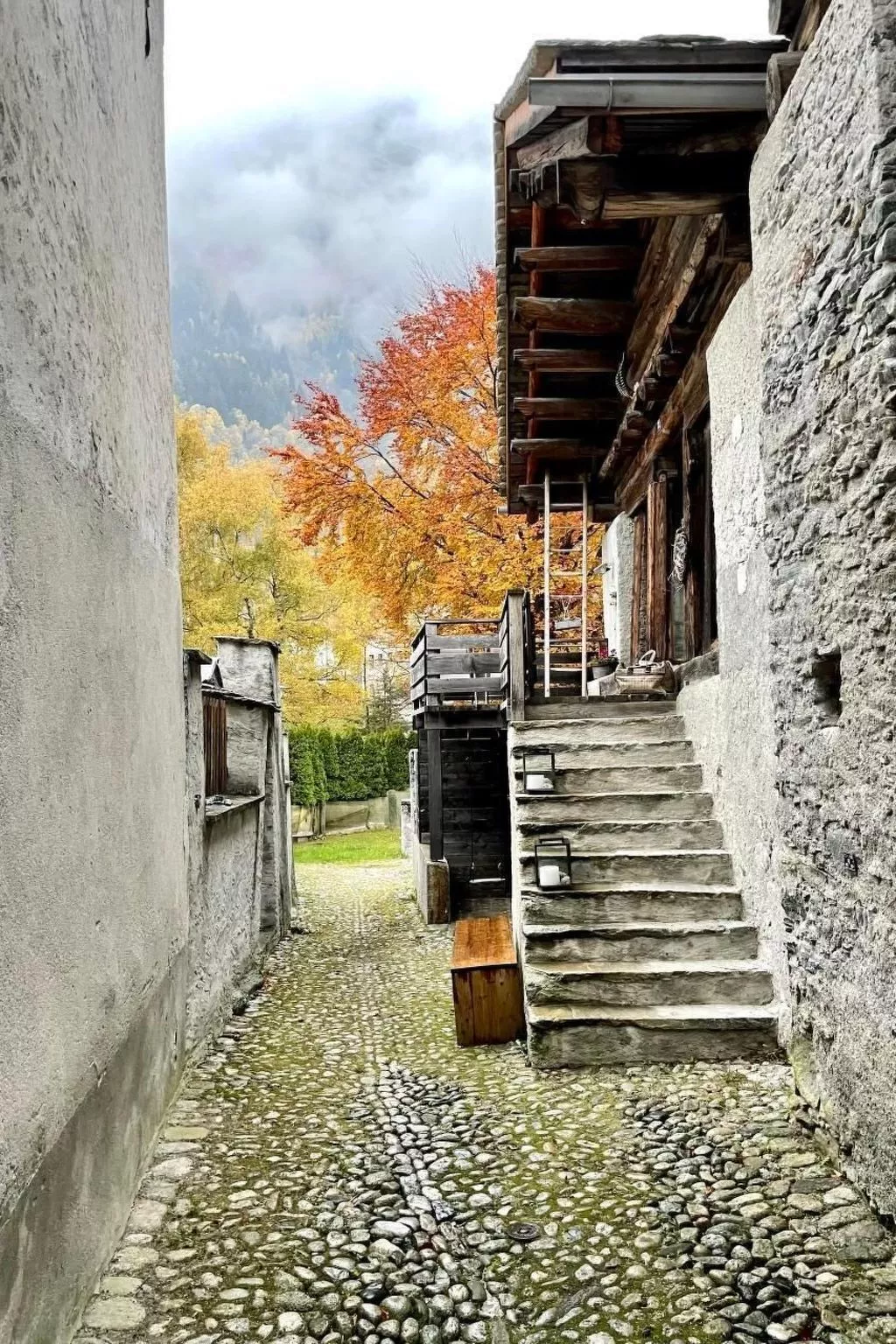 Mit Bergblick-Buiten