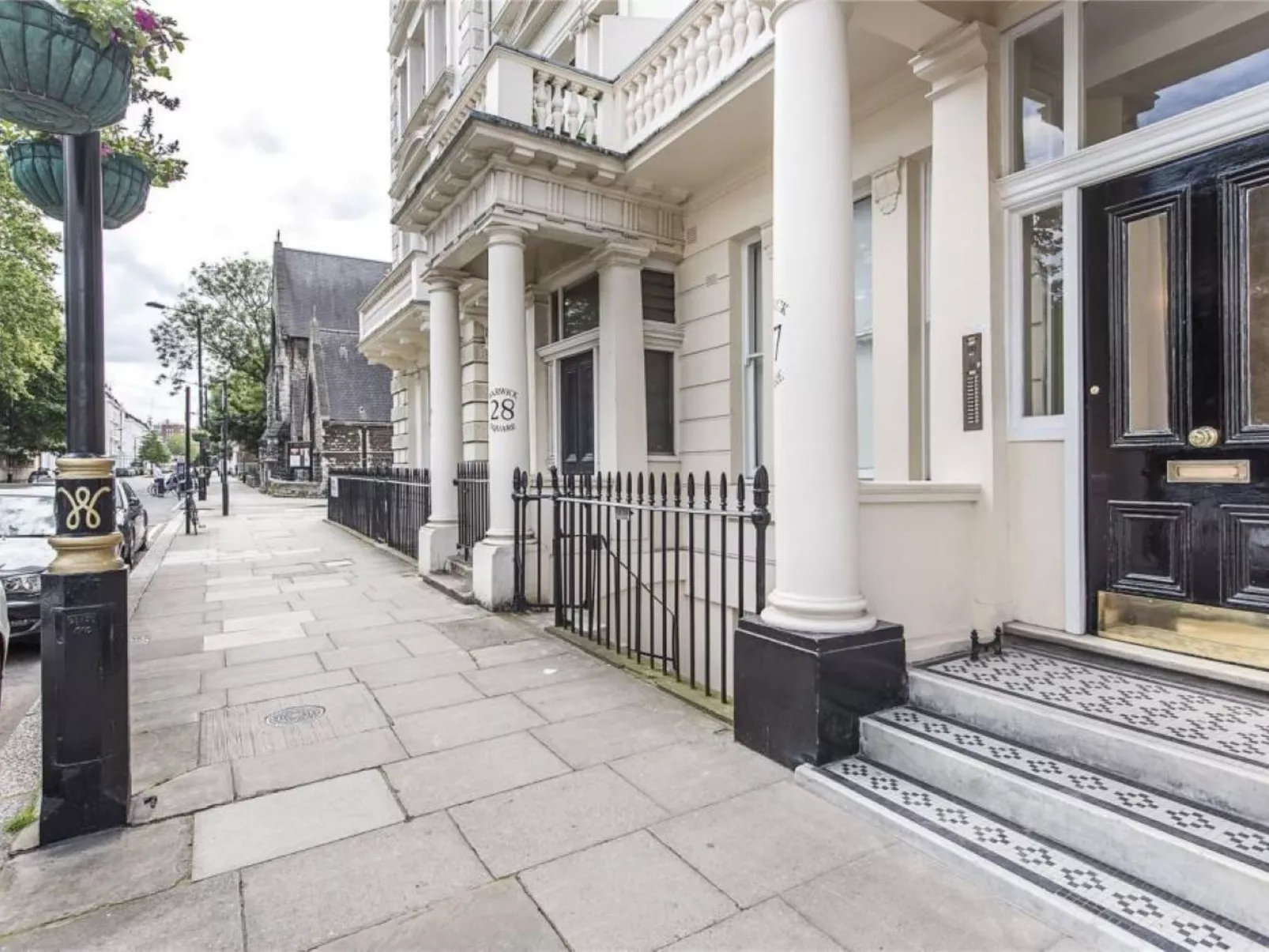 In Warwick Sq. im Zentrum von London"