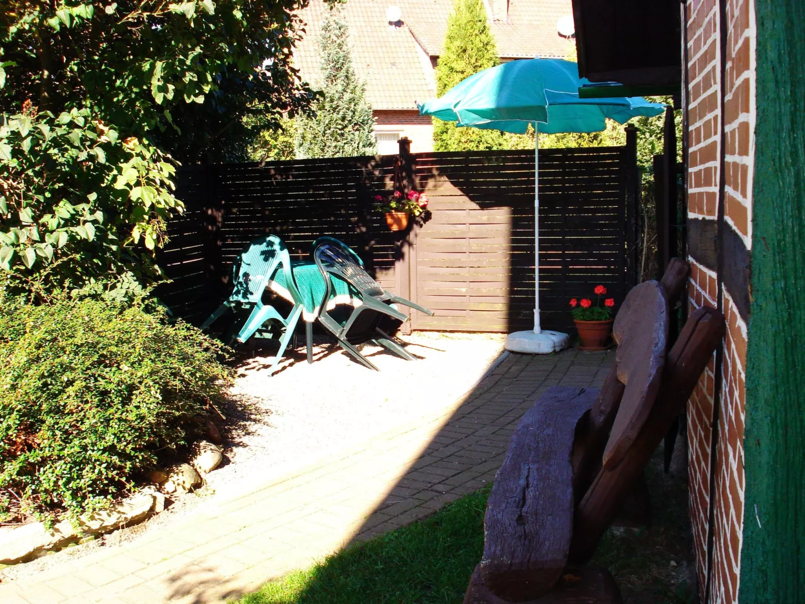 Wohnung in Jameln mit Garten, Grill und Terrasse-Buiten