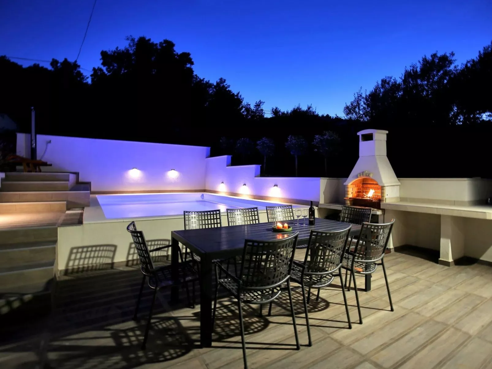 Strandnahe Villa Karmen Adriatica-Buiten