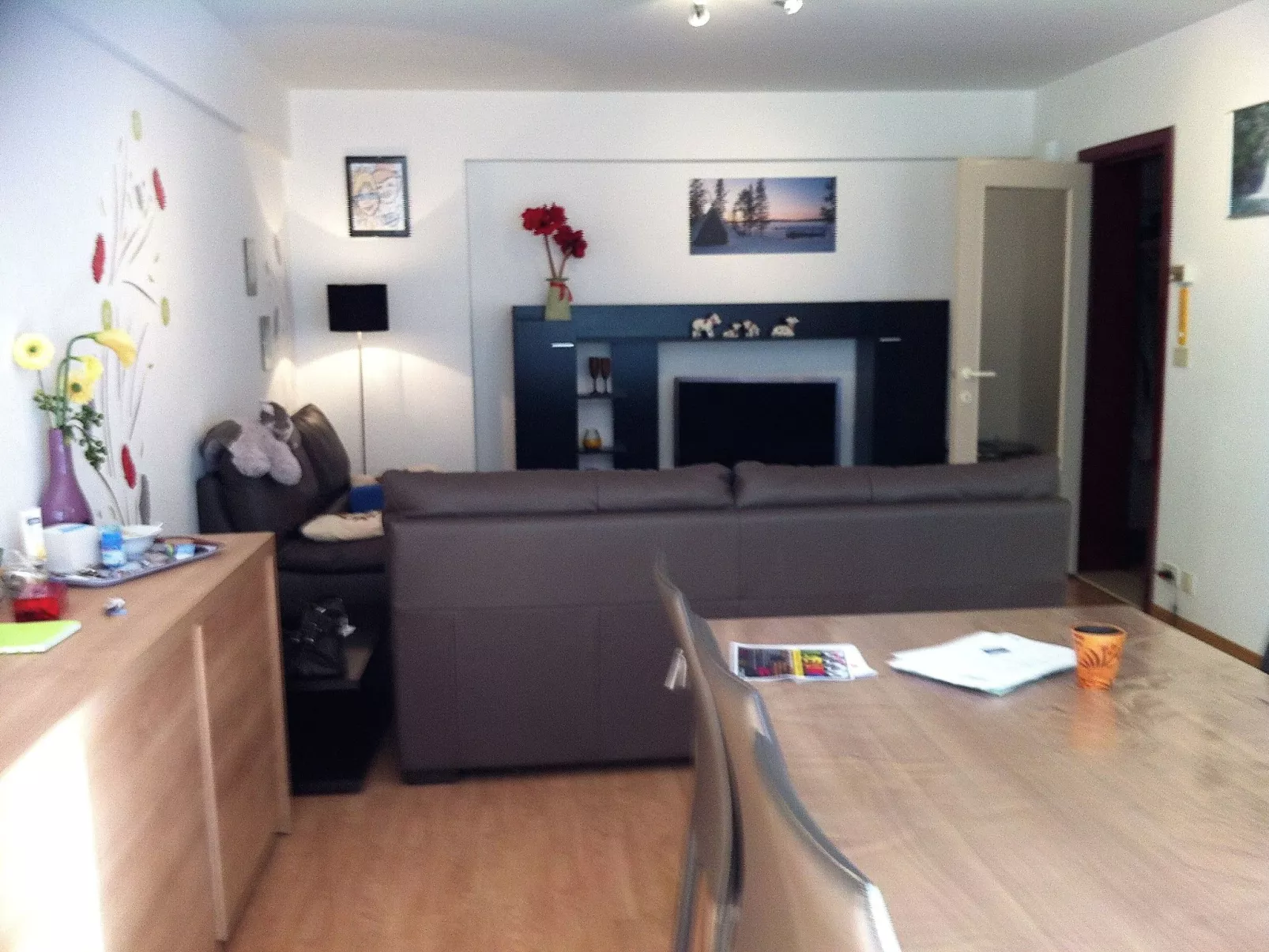 Wohnung "Wie zu Hause" mit Blick auf das Wasser-Binnen