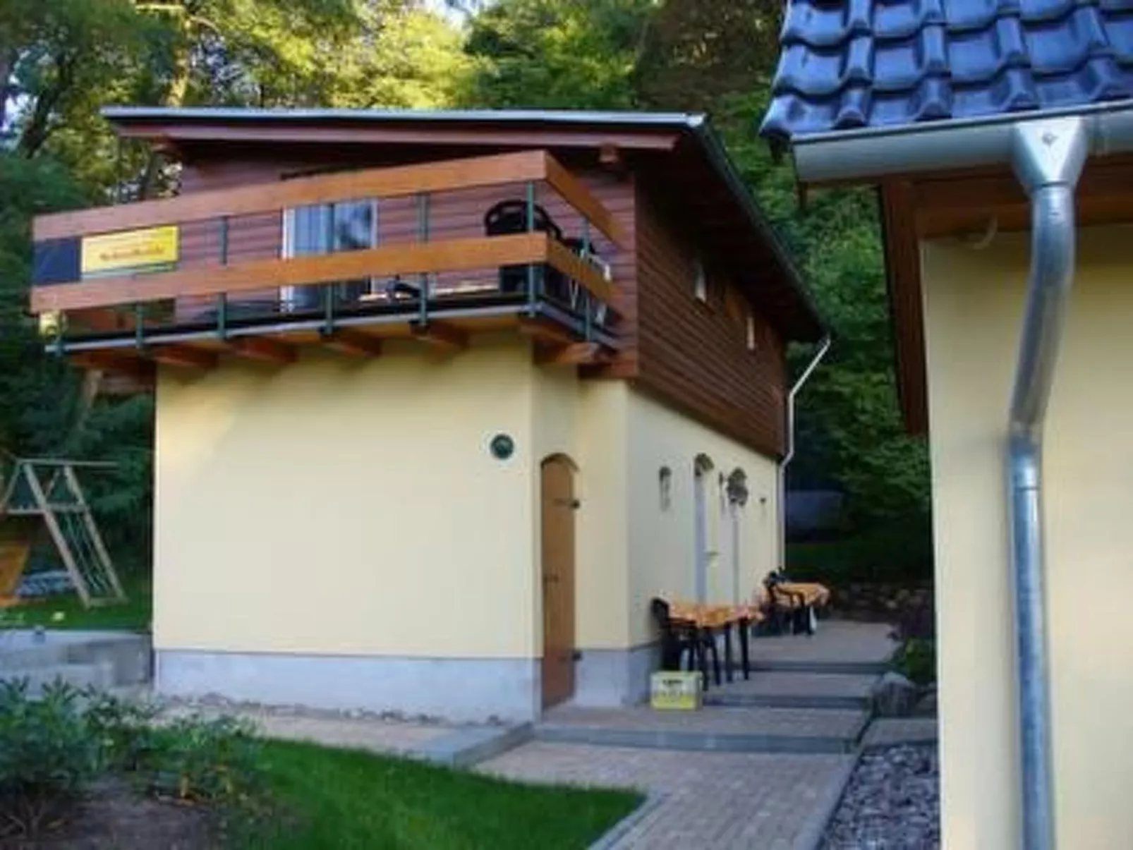 Nette Wohnung in Joachimsthal mit Kleiner Terrasse-Buiten