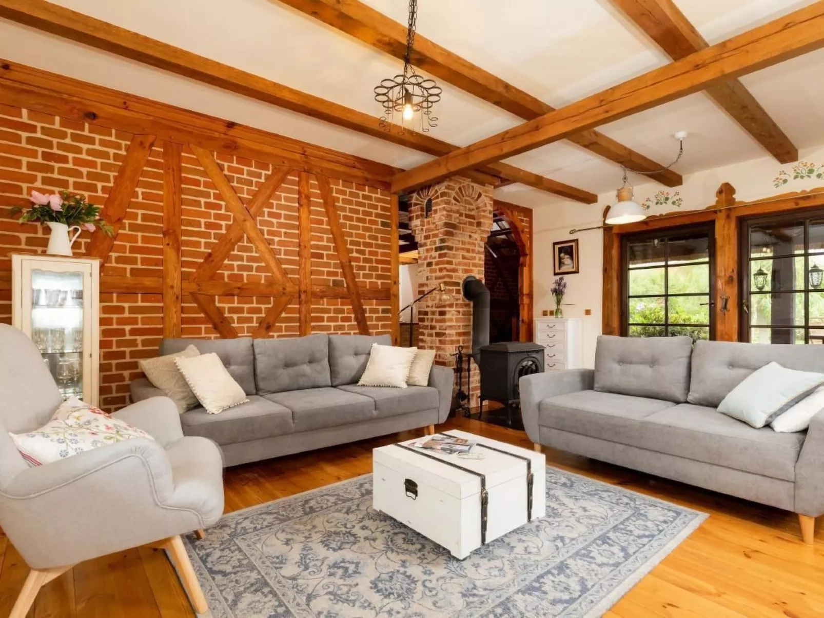 In Gąski mit Gepflegtem Garten