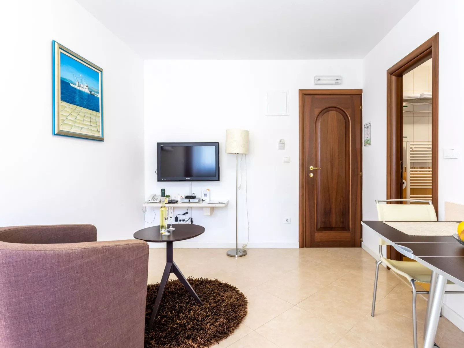 Luxuriöse Ferienwohnung mit Poolblick-Binnen