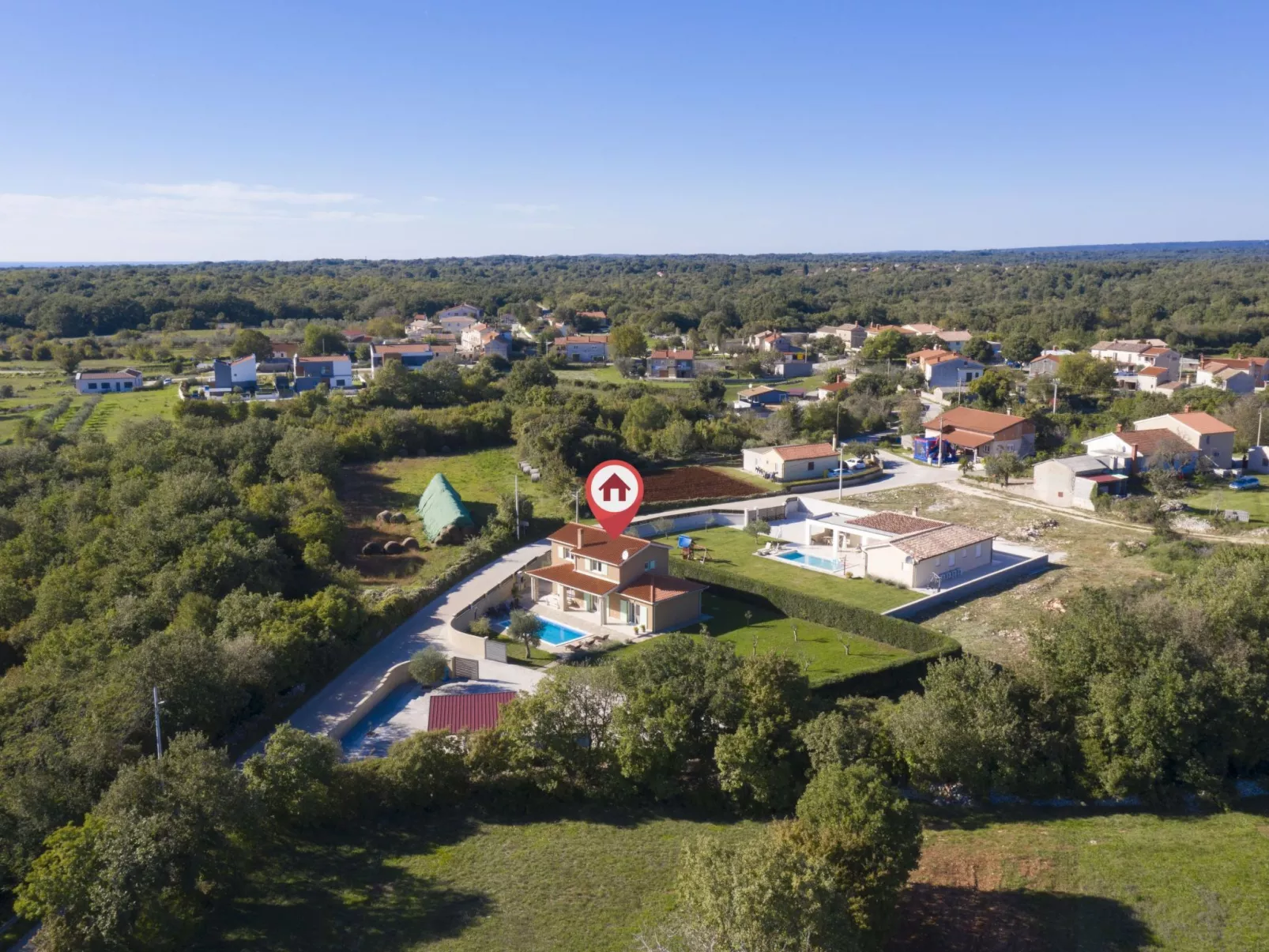 "Villa Matea" mit privatem Pool-Buiten