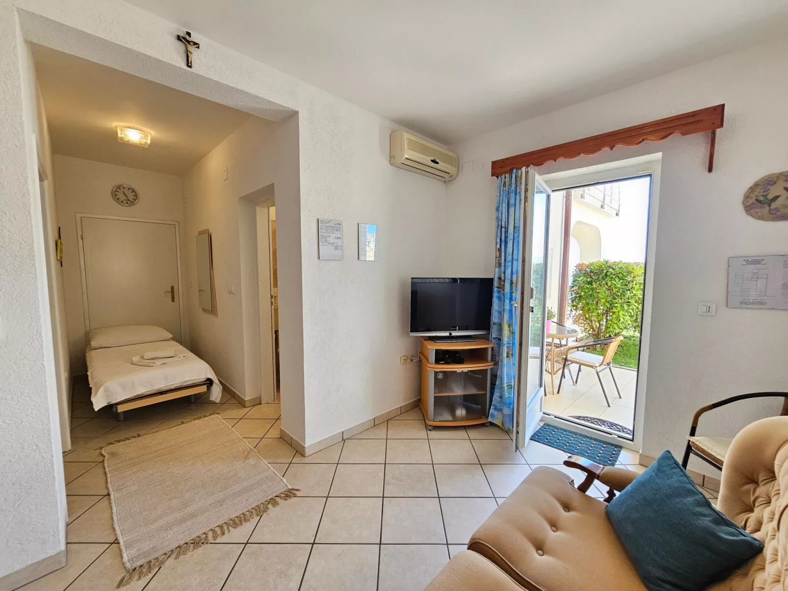 Wohnung für 3 Personen mit Terrasse-Binnen