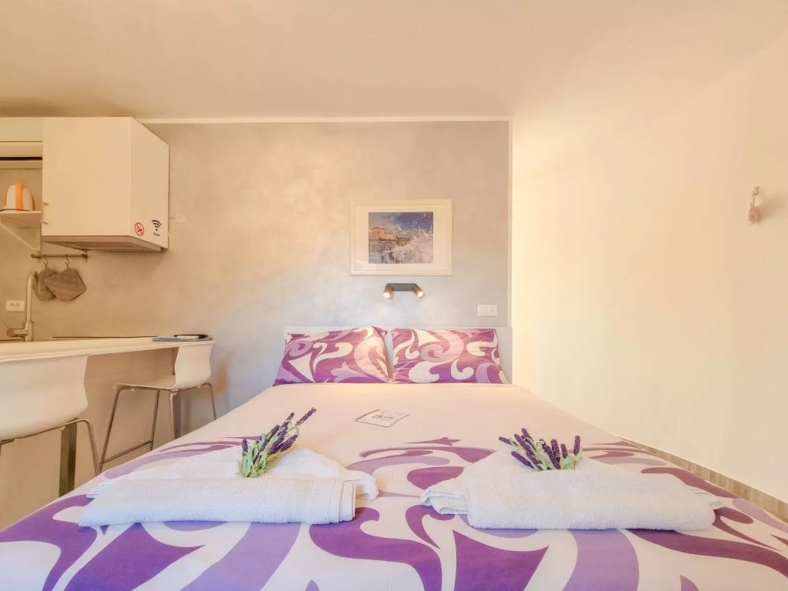 Gemütliches Studioappartement Silos Lavanda-Binnen